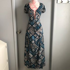 Fire Los Angles Slit Button Down Sundress